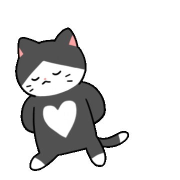 Cat Love Sticker by Olso