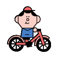 Bike Cycling Sticker by luizstocklerstudio