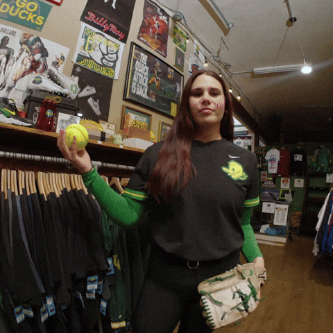 Softball Oregon GIF by GoDucks