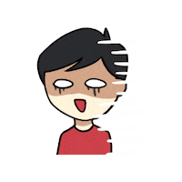 comixsg scared pain fear scare Sticker