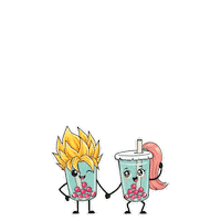 In Love Boba Sticker by ABGEBRÜHT