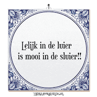Nl Wijsheid Sticker by Tegelspreuken.nl