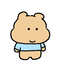 jjiinging 커플 뽀송 뽀송커플 뽀토 Sticker
