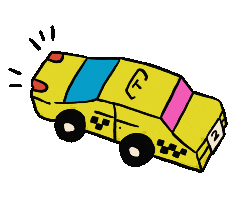 Party Car Sticker by Ece