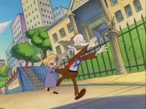 hey arnold nick splat GIF