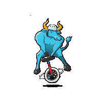 Babe Unicycle Sticker by VisitBemidji