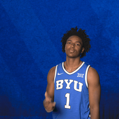 Byu Basketball Celebration GIF by BYU Cougars