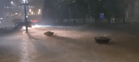 Torrential Downpours Bring Flash Flooding to the Streets of Seoul