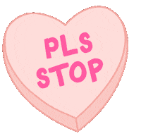 Please Stop Valentines Day Sticker