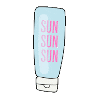 Sunscreen Sticker by Gisou by Negin Mirsalehi