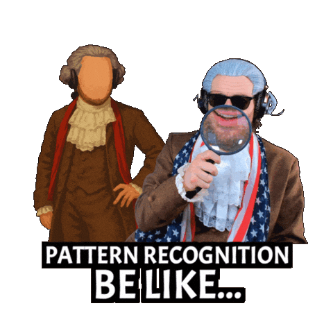 Recognise Pattern Recognition Sticker