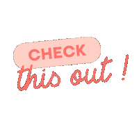 Pink Check This Out Sticker by Pinglo