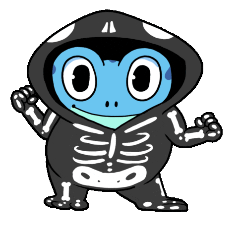 Friday The 13Th Halloween Sticker by Croakey