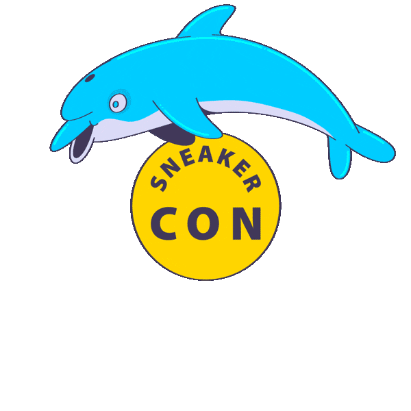 Dolphin Sticker by Sneaker Con