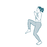 High Knees Sticker