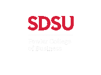 sdsufowler business college university sdsu Sticker