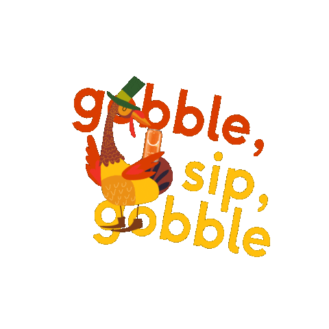 Thanksgiving Turkey Sticker by bubly