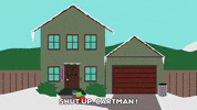 eric cartman shut up GIF by South Park 