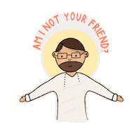 Gracedbyguru hug friend grace guru Sticker