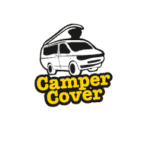 campercover travel cover viajar amarillo Sticker