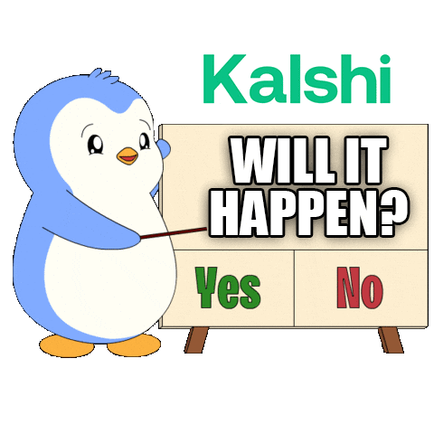 Guess Yes Or No Sticker by Pudgy Penguins