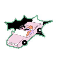 Car Voiture Sticker by Pleins Écrans