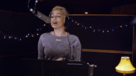 bebe rexha singing GIF by A Christmas Story Live