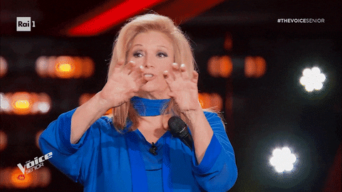 The Voice Mani GIF by The Voice of Italy