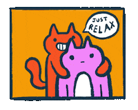 Serious Cat Sticker by Abitan