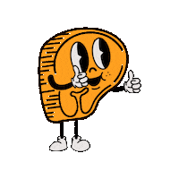 Happy Orange Sticker by getkobe