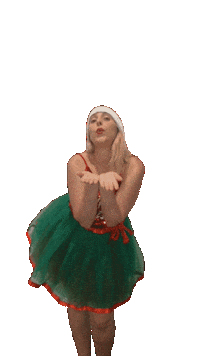 Merry Christmas Kiss Sticker by Dance Society by Christie-lee
