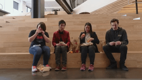 Lunch Time Eating GIF by Rocket Jump Film School