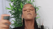 MoyesaCo youtuber spray tutorial coughing GIF