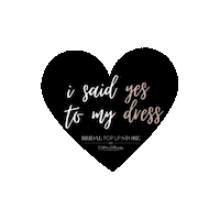 Bridetobe Brautmode Sticker by Bridal Pop Up Store
