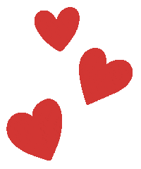 In Love Hearts Sticker