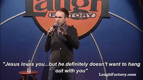 hang out love GIF by Laugh Factory