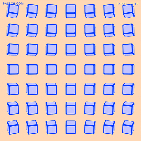 passch art animation geometry shape GIF