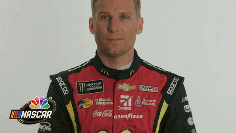 jamie mcmurray yes GIF by NASCAR on NBC