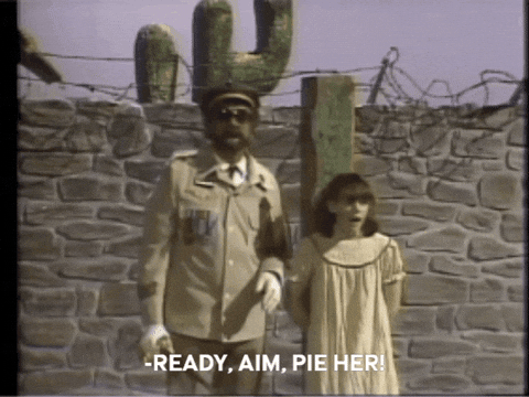 brettbutlerisok giphyupload ready aim pie her GIF