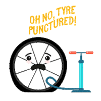 Oh No Bicycle Sticker by OCBC Bank