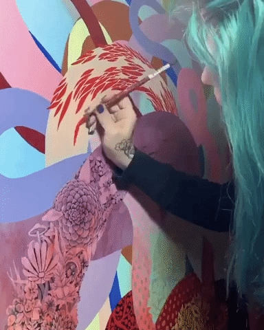 Art Painting GIF by Meow Wolf