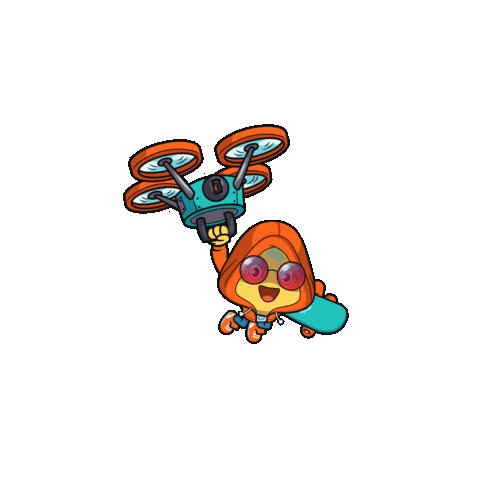 Toikido smile run skate skateboard Sticker