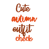 Autumn Outfit Sticker