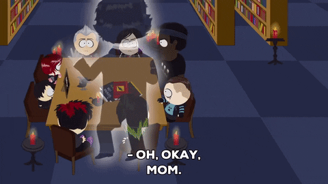 mom goth GIF by South Park 