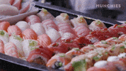 sushi sushiboat GIF by Munchies