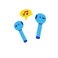 O2 Earphone Sticker by o2cando