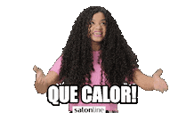 Que Calor Sticker by Salon Line