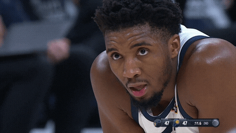 Donovan Mitchell Wink GIF by Utah Jazz