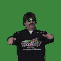interstatebatteries reaction point mascot oh yeah GIF