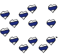 Blue Heart Sticker